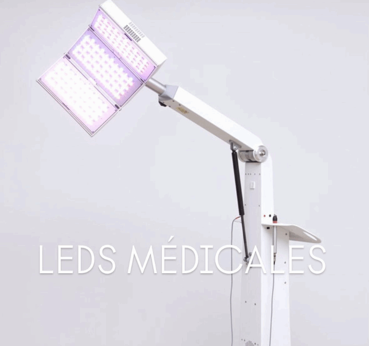 Lumière LED médicale : soin visage innovant